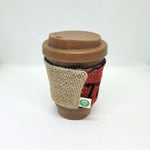 Upcycled Coffee Sack Cup Sleeve